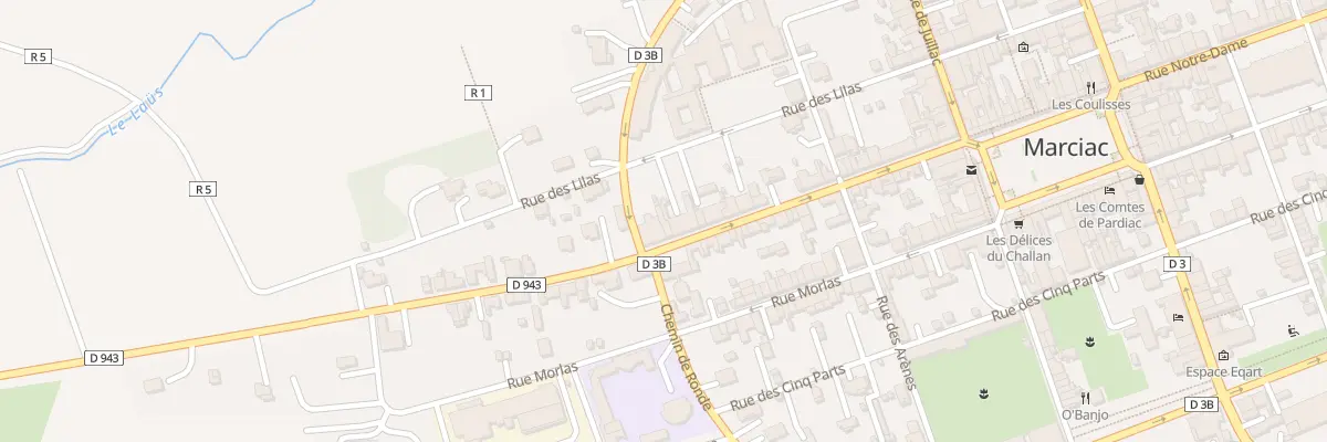Plan du 32 Rue Saint-Pierre à Marciac