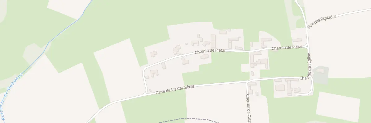 Plan du 19 Che de Piétat à Lespouey
