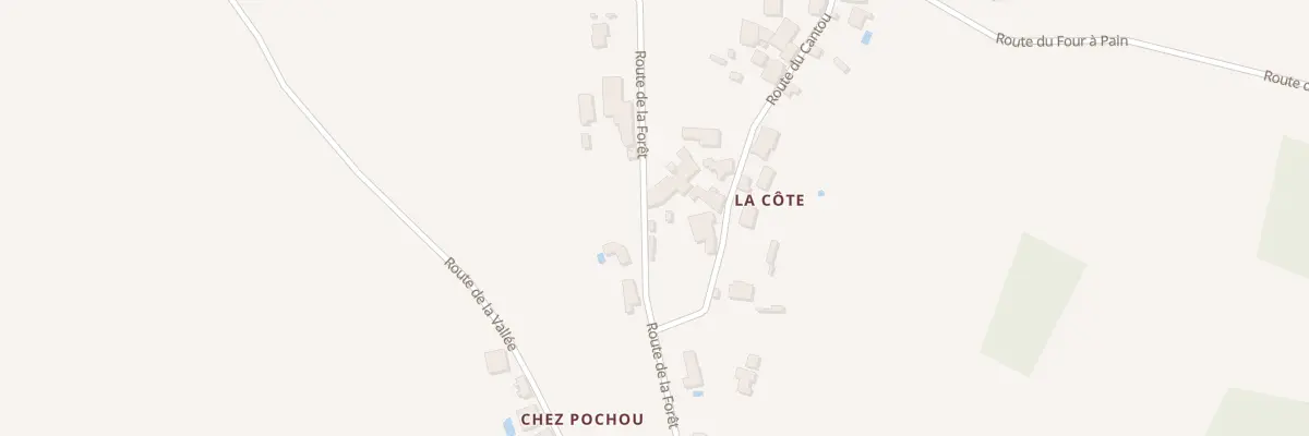 Plan du 297 La Cote Ouest à Saint Aulaye-Puymangou