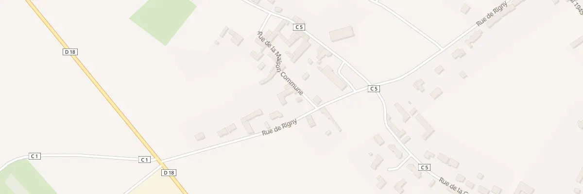 Plan du 2 Rue de la Maison Commune à Amberre