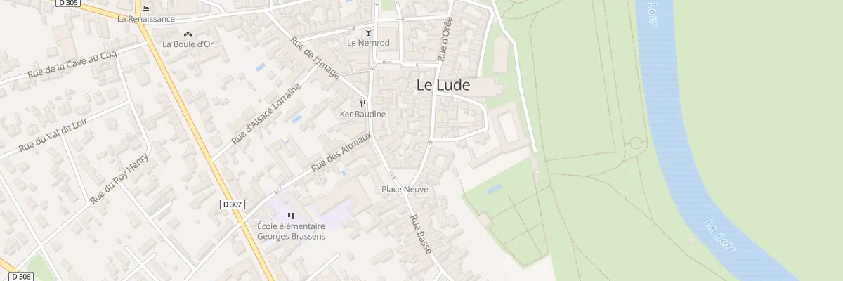 Plan du 40 Rue d’Oree au Lude