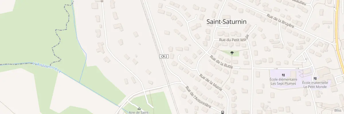 Plan du 21 Rue de la Mairie à Saint-Saturnin