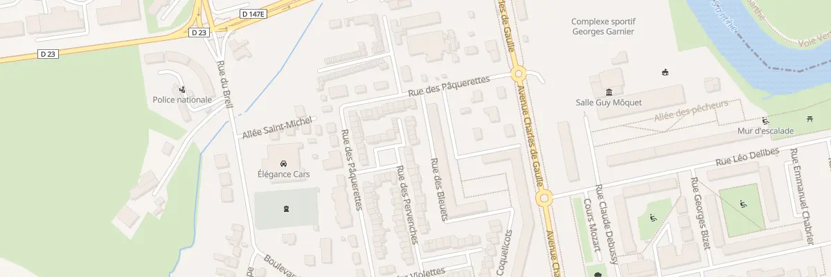 Plan du 29 Rue des Pervenches à Allonnes