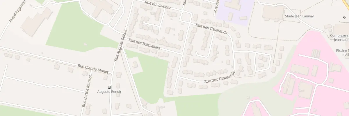 Plan du 8 Rue des Tisserands à Allonnes