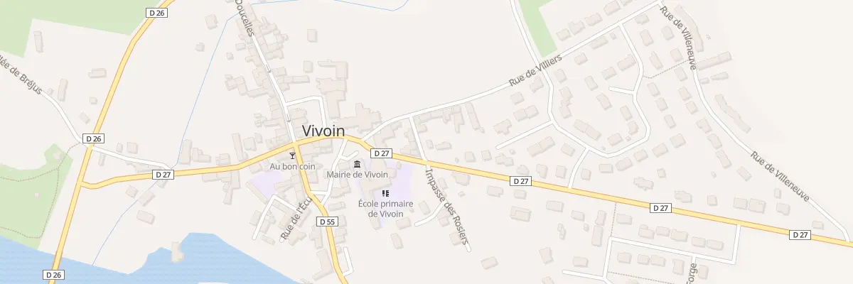Plan du 9 Rue de Meurcé à Vivoin