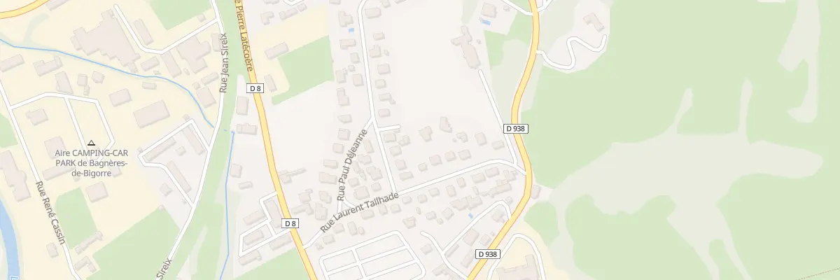 Plan du 8B Rue Joseph Pomès à Bagnères-de-Bigorre