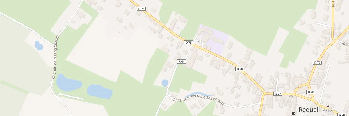 Plan du 12 All de la Fontaine St Pierre à Requeil