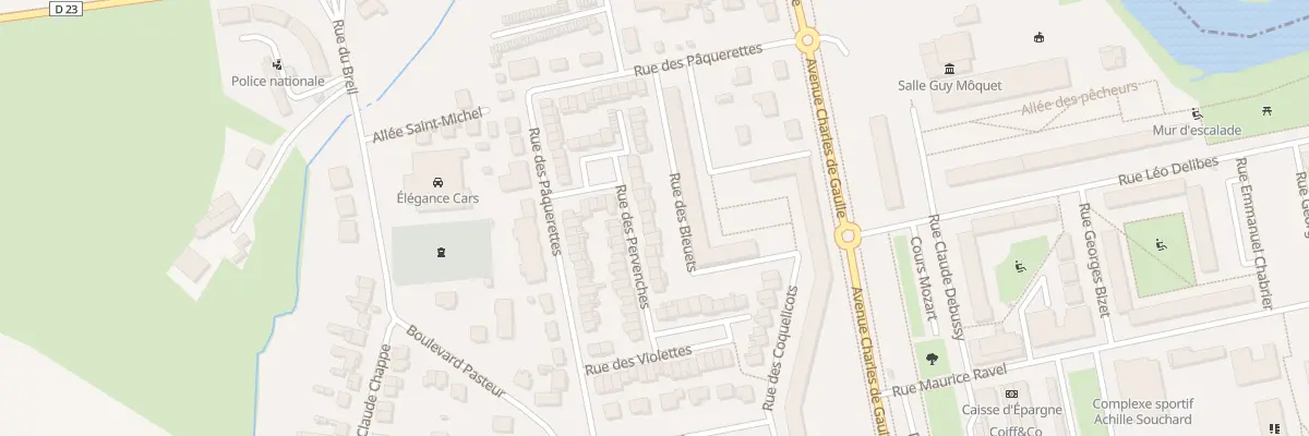 Plan du 43 Rue des Pervenches à Allonnes