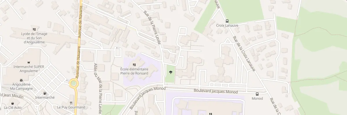Plan du 31B Rue de la Pierre Levee à Angoulême