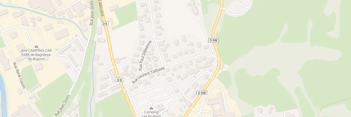 Plan du 5 Rue Laurent Tailhade à Bagnères-de-Bigorre
