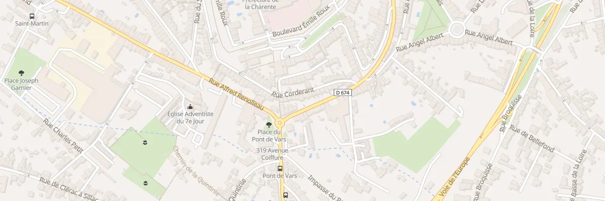 Plan du 17 Rue Corderant à Angoulême