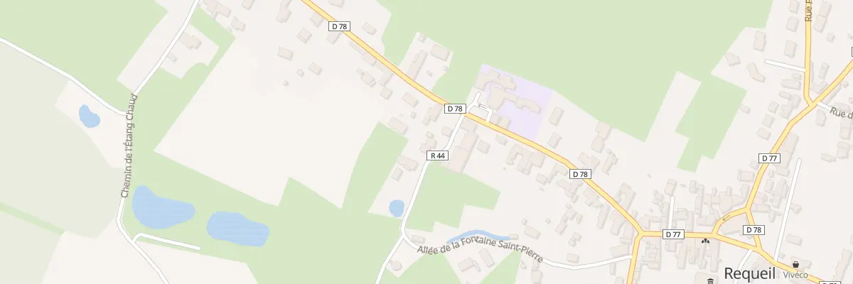 Plan du 12 All de la Fontaine St Pierre à Requeil