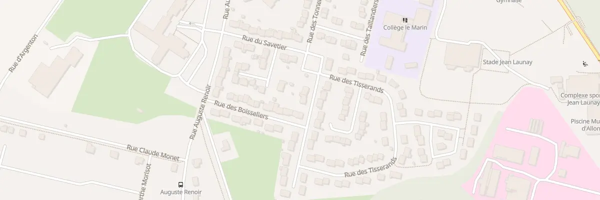 Plan du 4 Rue des Tisserands à Allonnes