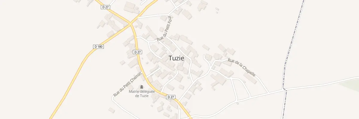 Plan du 5077 Le Bourg - Tuzie à Courcôme