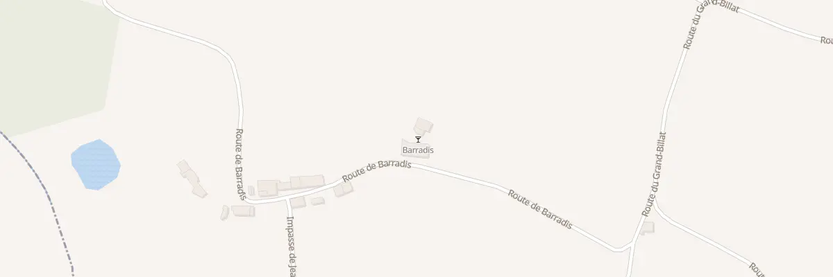Plan du 1359 Rte de Barradis à Saint-Méard-de-Gurçon