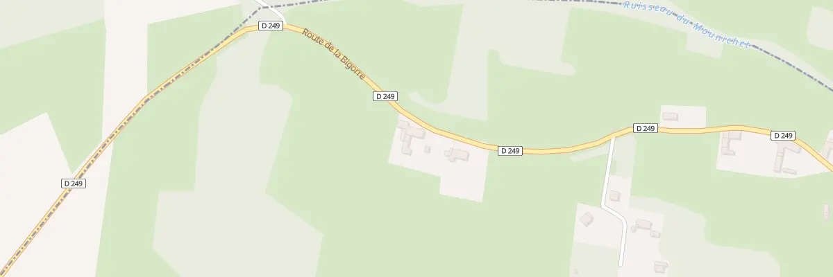 Plan du 55 Rte de la Bigorre à Hourc