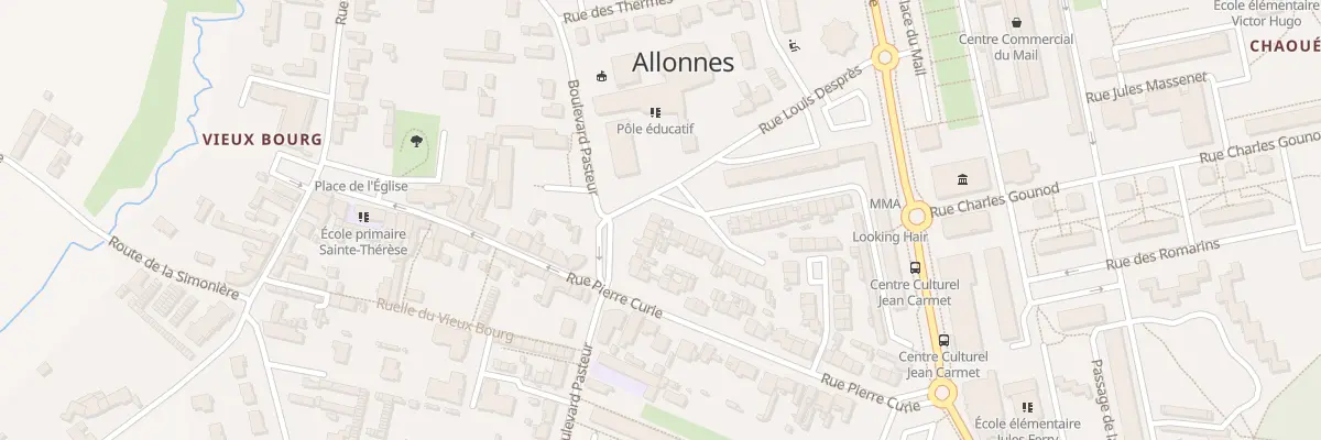 Plan du 17 Rue Louis Desprès à Allonnes