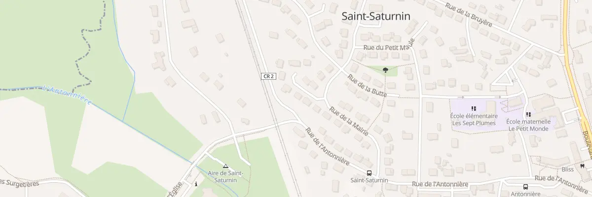 Plan du 17 Rue de la Mairie à Saint-Saturnin
