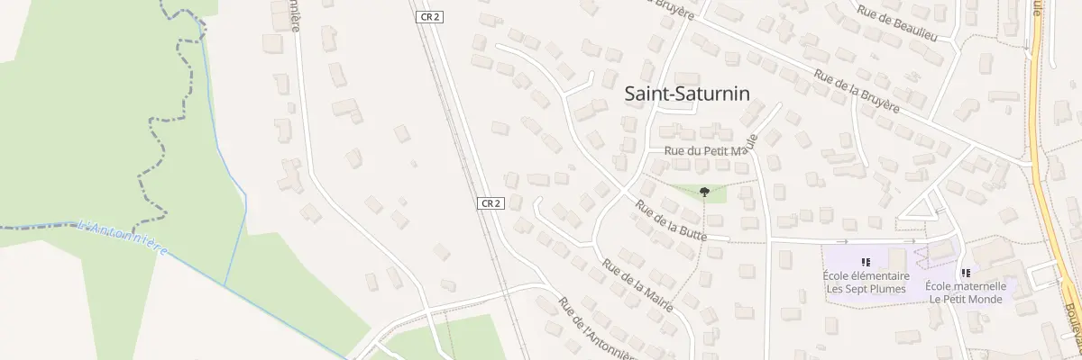 Plan du 27 Rue de la Mairie à Saint-Saturnin