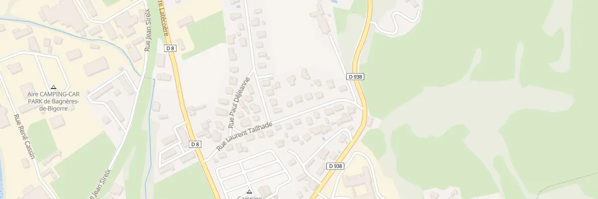 Plan du 7 Rue Laurent Tailhade à Bagnères-de-Bigorre