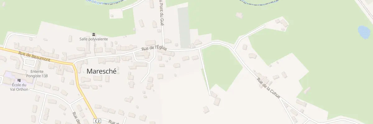Plan du 23 Rue de L Eglise à Maresché