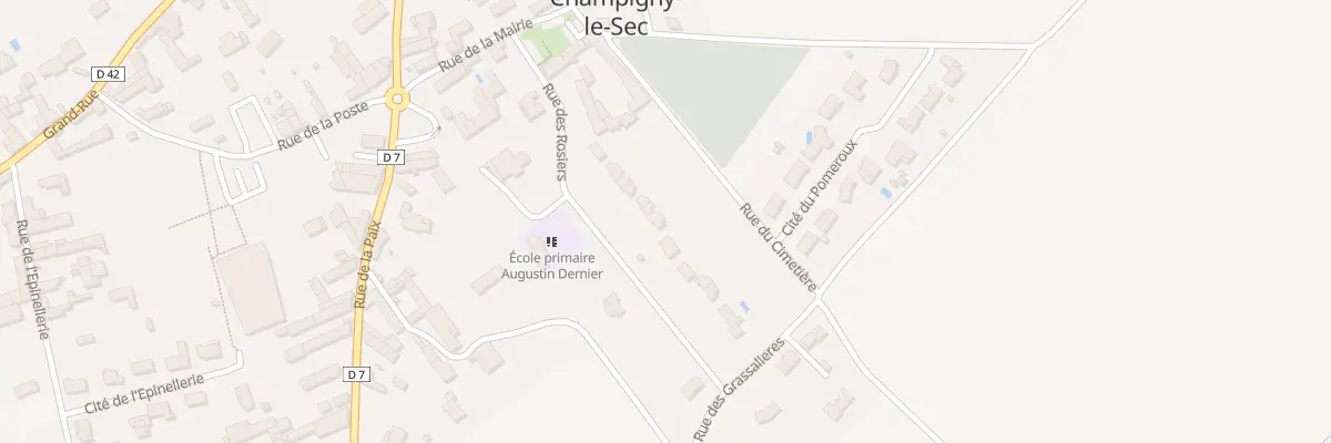 Plan du 8B Rue des Rosiers à Champigny en Rochereau