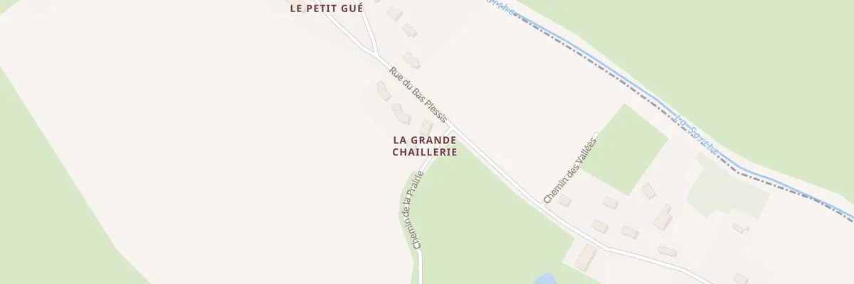 Plan du 2 Che de la Prairie à Chenay