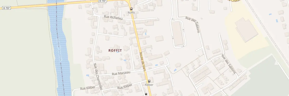 Plan du 254 Rte de Vars à Gond-Pontouvre