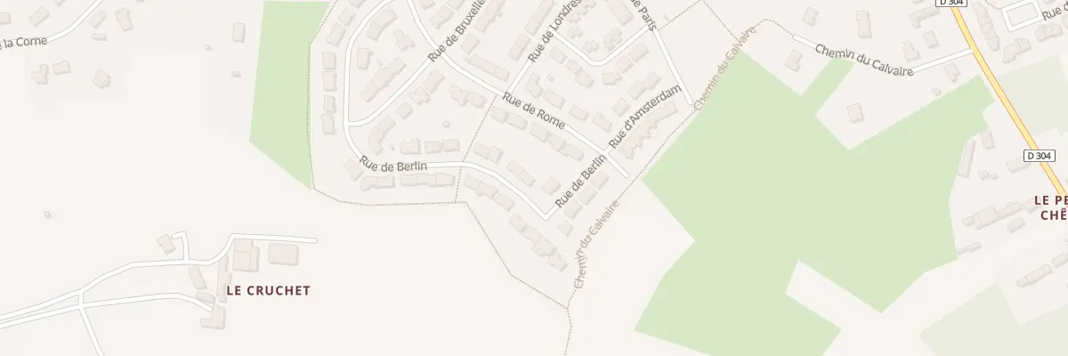 Plan du 23 Rue de Berlin à La Chapelle-Saint-Aubin