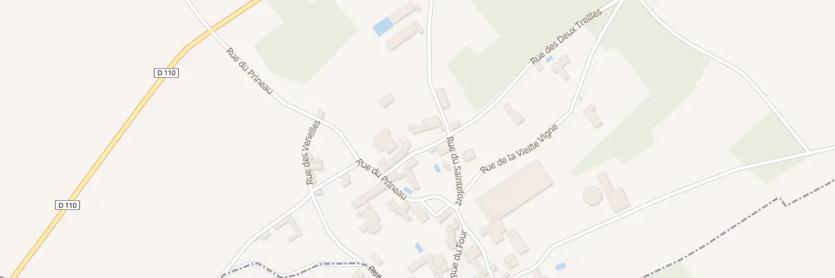 Plan du 1 Rue des Deux Treilles à Rom