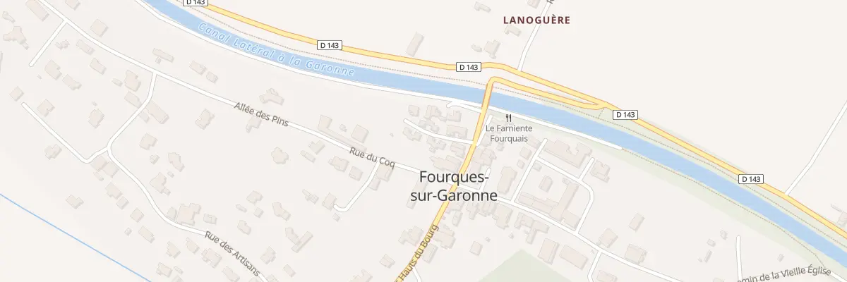 Plan du 3 All des Platanes à Fourques-sur-Garonne