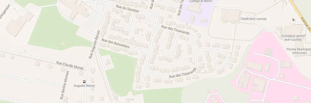 Plan du 9 Rue des Tisserands à Allonnes