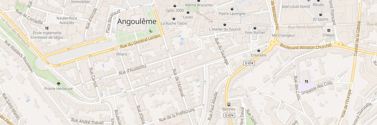 Plan du 9 Imp d’Austerlitz à Angoulême