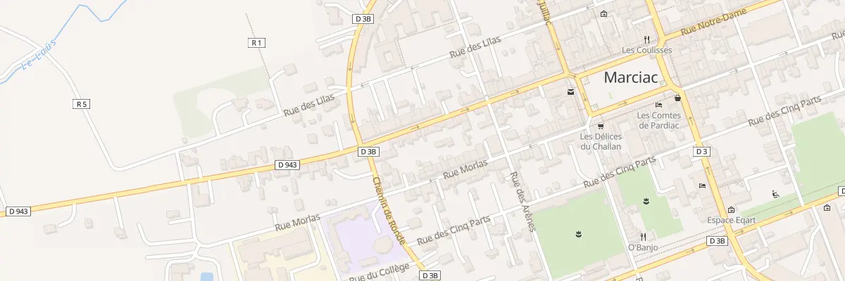 Plan du 33 Rue Saint-Pierre à Marciac