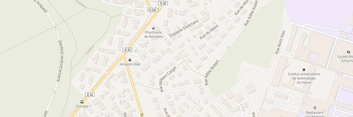 Plan du 13 Rue William Cargill au Havre