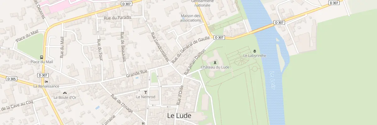 Plan du 14 Rue Jehan de Daillon au Lude