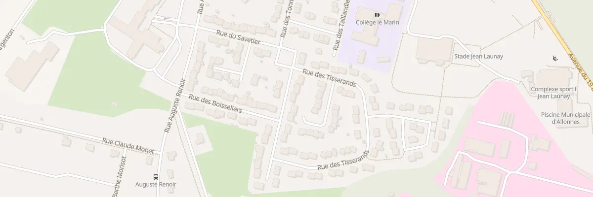 Plan du 5 Rue des Tisserands à Allonnes