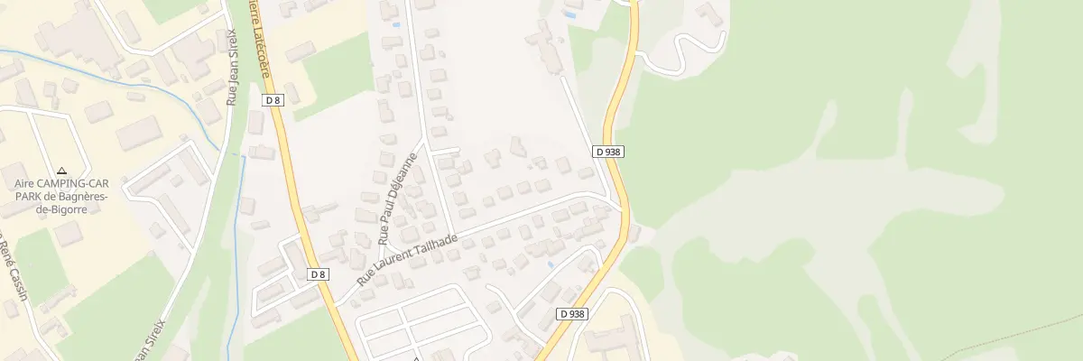 Plan du 11 Rue Laurent Tailhade à Bagnères-de-Bigorre