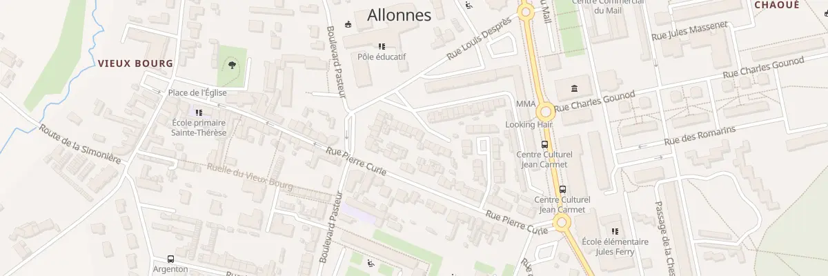 Plan du 10 Rue Pierre Ronsard à Allonnes