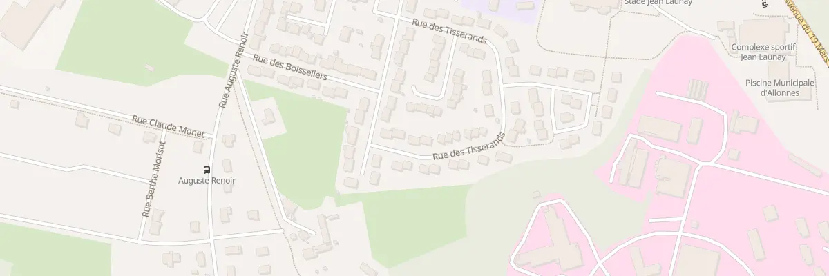 Plan du 19 Rue des Tisserands à Allonnes