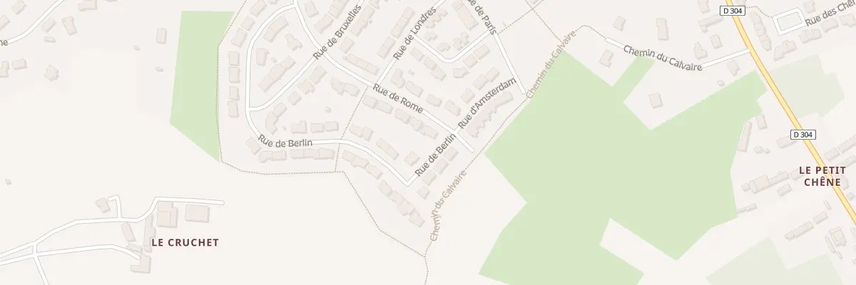 Plan du 16 Rue de Rome à La Chapelle-Saint-Aubin