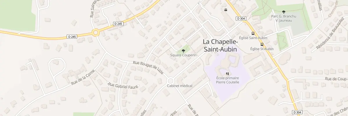 Plan du 13 Rue François Couperin à La Chapelle-Saint-Aubin