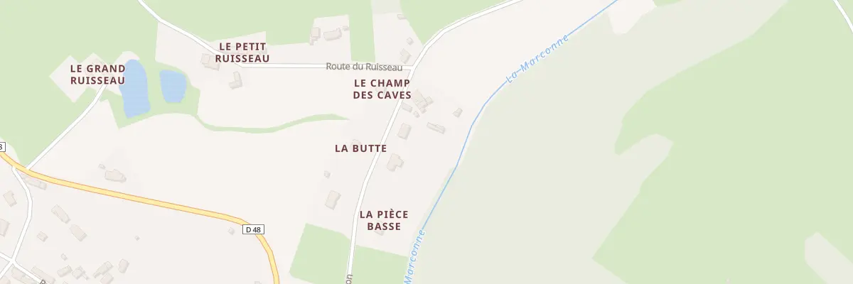 Plan du 5357 Le Pont de Pierre au Lude