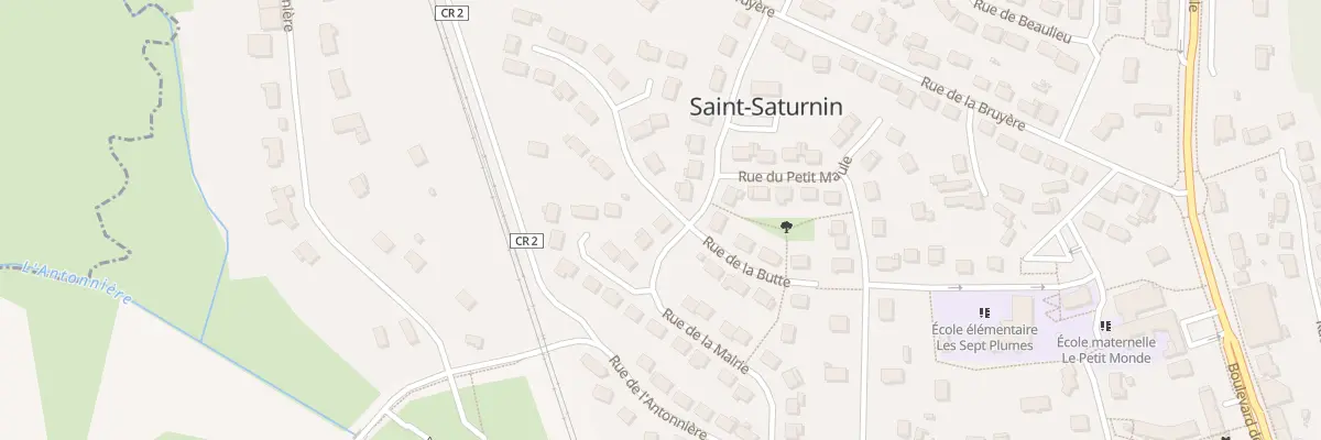 Plan du 37 Rue de la Mairie à Saint-Saturnin