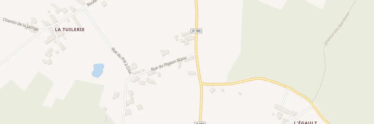 Plan du 16 Rte de St Martin à Sauzé-entre-Bois