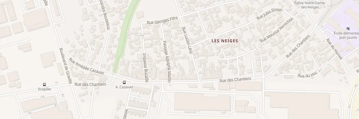 Plan du 9 Rue Lucien Lévy au Havre