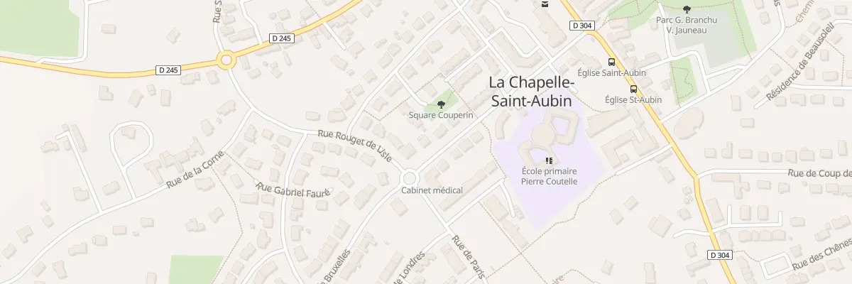 Plan du 38 Rue de la République à La Chapelle-Saint-Aubin