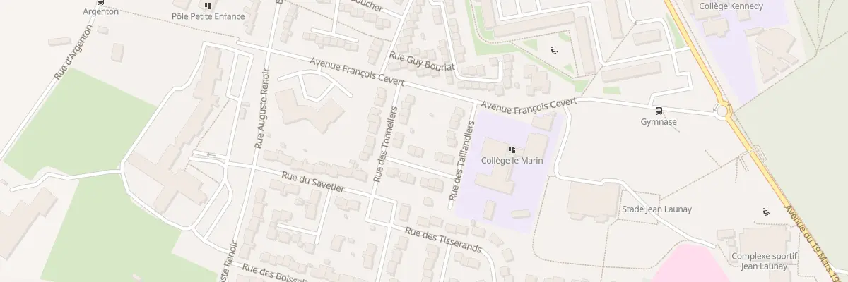 Plan du 16 Rue du Taillandier à Allonnes