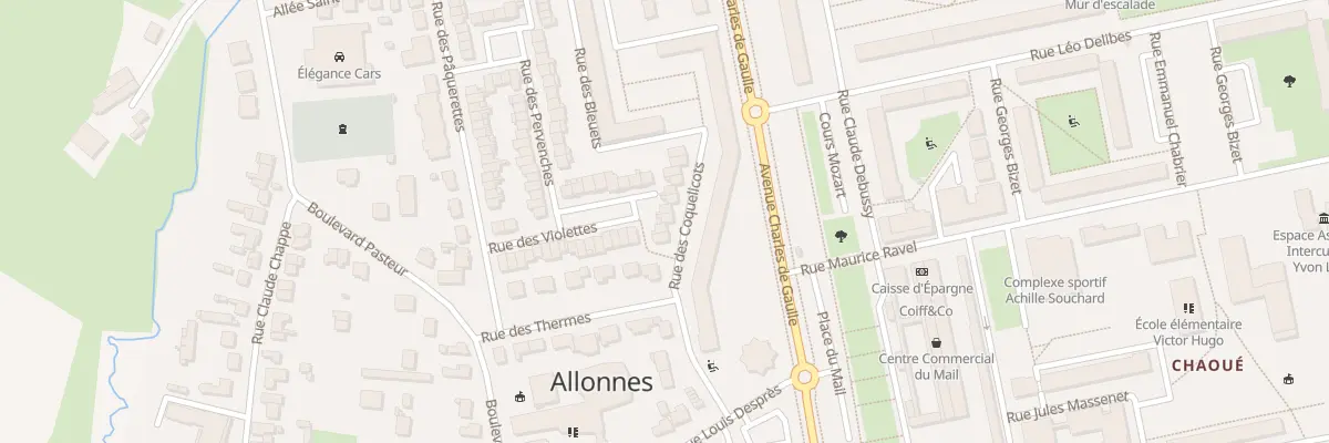 Plan du 36 Rue des Coquelicots à Allonnes