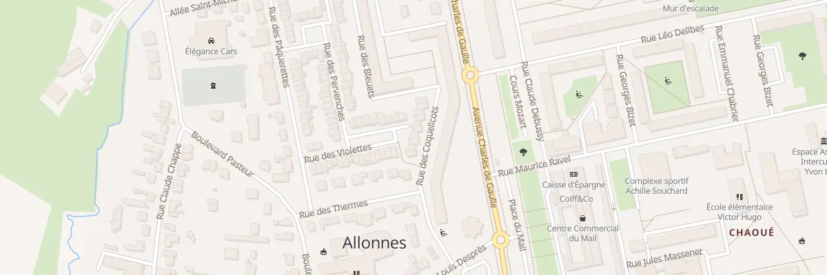 Plan du 34 Rue des Coquelicots à Allonnes
